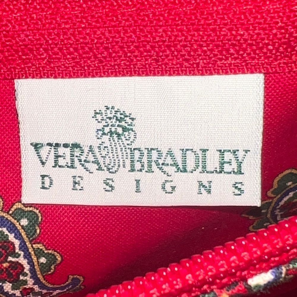 Vera Bradley Red Wallet with Strap Crossbody Vintage 1991 Made in USA NWT - Picture 8 of 9